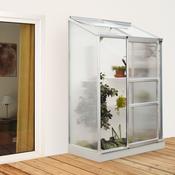 Vitavia Ida 4-8ft Wide Wall Garden Lean-to Greenhouse