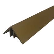 Duro-GardenWall Corner Profile - Cedar (3.2cm x 3.2cm x 300cm)