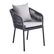 Camilla Rope Chair - Dark Grey image