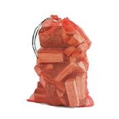 100 Red Mesh Log Bags 50 x 82cm