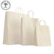 12" White Twisted Handle 22x10x31cm  boxes 400