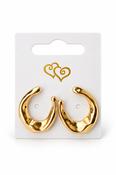 Plain Hoop Earrings – Gold