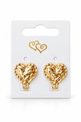 Small Heart Earrings – Gold