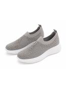 Embellished Slip On Trainer CL513 GREY