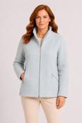 Fluffy Boucle Jacket BLUE