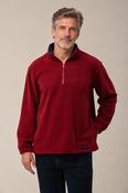 1/4 Zip Polar Fleece – Burgundy/Navy