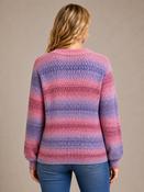Sparkle Marl Stripe Sweater  PINK/PURPLE image