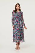Flower Bloom Dress D179535 – Blue image