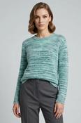 Spacedye Curved Hem Jumper JU31311 – Duck Egg