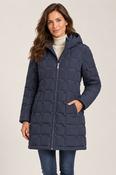 Contrast Stitch Print Jacket HC24W1 – Navy/Blue image