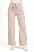 SCARF BELT TROUSERS PINK