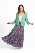 DOTTY TIERED SKIRT PINK image