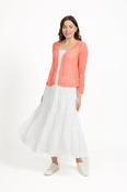 BRODERIE ANGLAISE SKIRT WHITE image