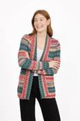 Fairisle Cardigan – Green