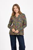 Floral Printed Blouse – Teal