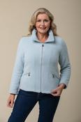 Fluffy Boucle Jacket BLUE image