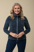 Colourful Tweed Jog Top Paco 318 – Blue image