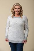 Tonal Melange Sweater Grey image