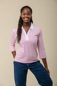 Diamante Collar Top – Pink