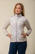 Animal Print Jog Top JS-AW02 – Beige