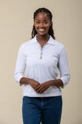 Lurex Trim Basic  – White image