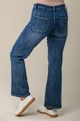 Wide Leg Denims P733134 Blue Denim image