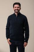 Mens 1/2 Zip Fleece – Navy