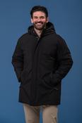 Long Hood Coat – Black