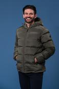 Hooded Puffer Jkt – Khaki
