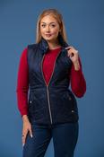 Multi Onion Quilt Gilet NAVY image