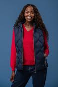 Ultra Soft Hooded Gilet – Navy image
