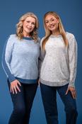 Tonal Melange Sweater Grey image