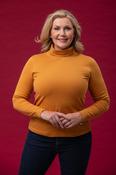 Cotton Roll Neck – Mustard image
