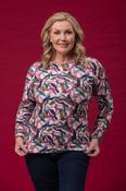 Painted Fluffy Sweater PINK image