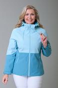 2 Colour Waterproof Jacket TONAL GREEN