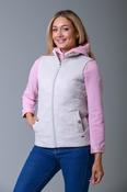 Flower Quilt Gilet STONE image