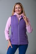 Square Quilt + Elastic Gilet PURPLE