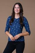 Foil All Over Print Tee NAVY