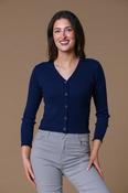 Ribbed Cardigan KC522337 NAVY