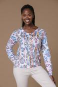 Foil Animal Sweater WHITE