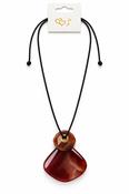 RUBY DROP NECKLACE WINE