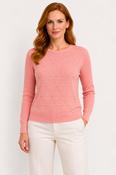 Rib Slv + Pearl Sweater 2 KP173681 PINK image