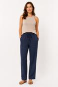 Slub Trousers NAVY image