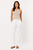 Slub Trousers WHITE image