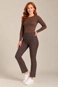Stretch Denim Jeggings – Chocolate
