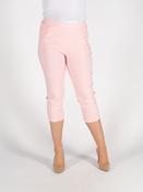 T30485  CROP 22 INCH STRETCH TROUSER POCK DETAIL Light Pink image