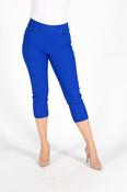 T30488  CROP 22 INCH STRETCH TROUSER ELAST WAIST COBALT