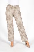 T30738  29INCH LINEN EFFECT WIDE LEG TROUSER BEIGE image