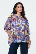 Coastal Breeze Blouse T735092 Multi White image