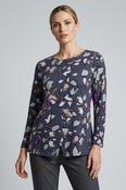 Brushed Floral Top TO31413 – Multi Print image